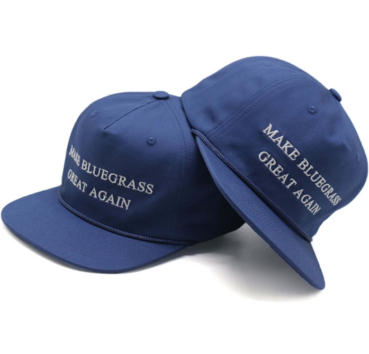 "Make Bluegrass Great Again" rope hat
